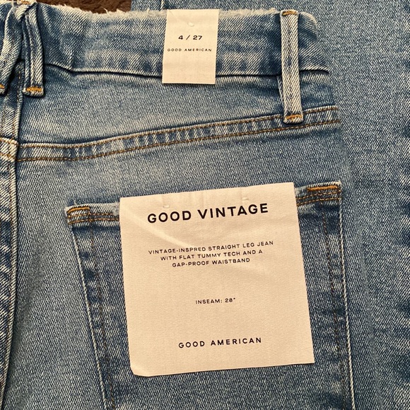 Good vintage jeans. 4/27. Inseam 28. New with tags. - Picture 5 of 7